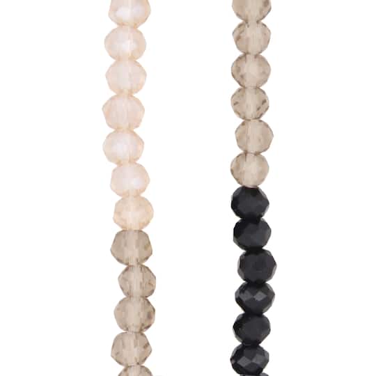 3.5mm Ombre AB Glass Faceted Round Beads, 100ct. by Bead Landing™